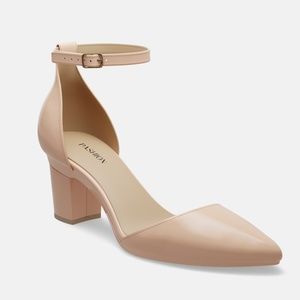 CONVERTIBLE HEEL - Pashion 1.0 The D'Orsay Sand Patent 3 inch Block